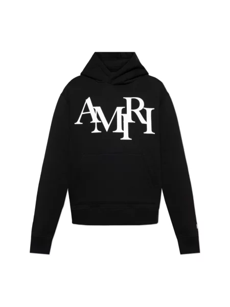 Bluza z kapturem Amiri z kapturem czarna