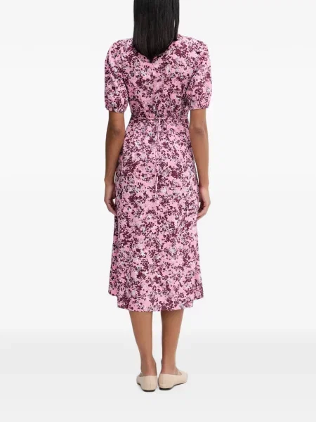 Rochie midi Marc O'polo cu model floral cu imagine roz