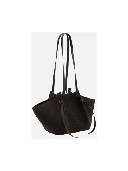 Yuzefi torebka shopper zamszowa MOCHI brązowa