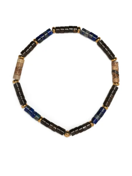 Гривна Nialaya Jewelry мъниста кафяво