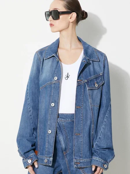 JW Anderson geaca jeans Twisted Jacket femei de tranzitie