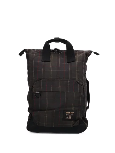 Rucsac Barbour în carouri negru