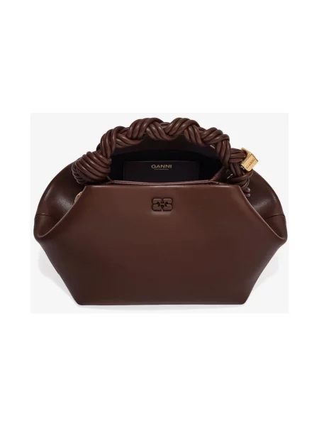 Torebka crossbody Ganni brązowa