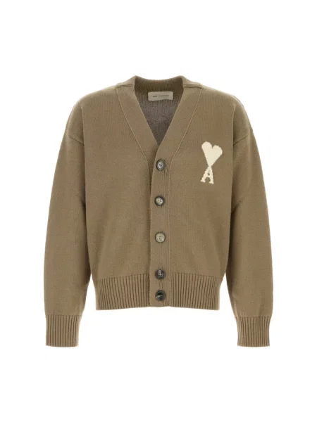 Kardigan Ami Paris beżowy