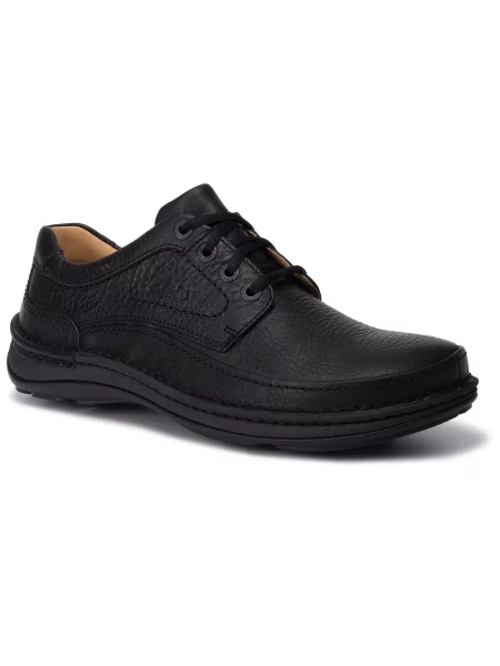 Iš natūralios odos ilgaauliai batai Clarks juoda