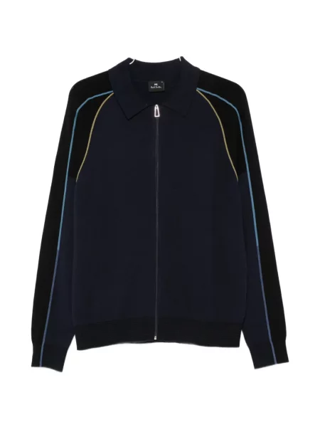 Tricou polo Paul Smith cu dungi albastru