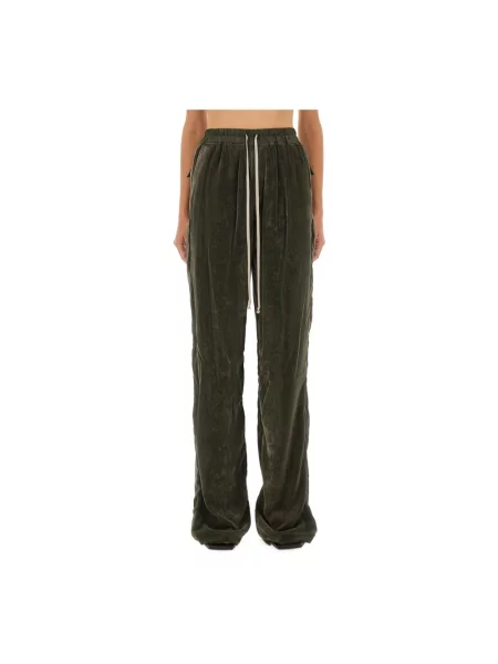 Spodnie cargo Rick Owens zielone