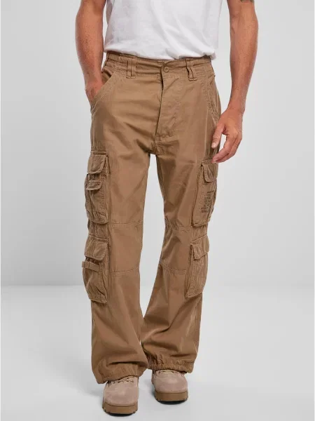 Ретро карго панталони Brandit бежово