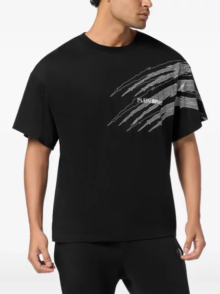 Tricou Plein Sport cu imagine negru