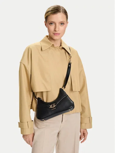 Guess Torebki Kobieta ONE SIZE torba na ramię z eko skóry czarny