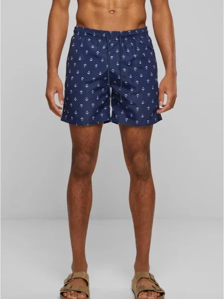 Pantaloni scurți Urban Classics albastru