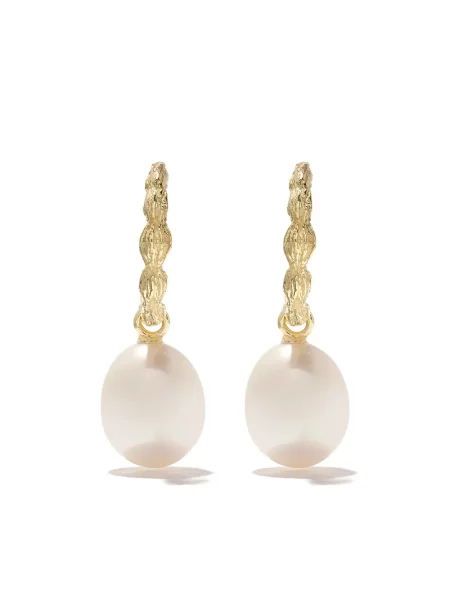 Cercei Wouters & Hendrix Gold cu perle galben