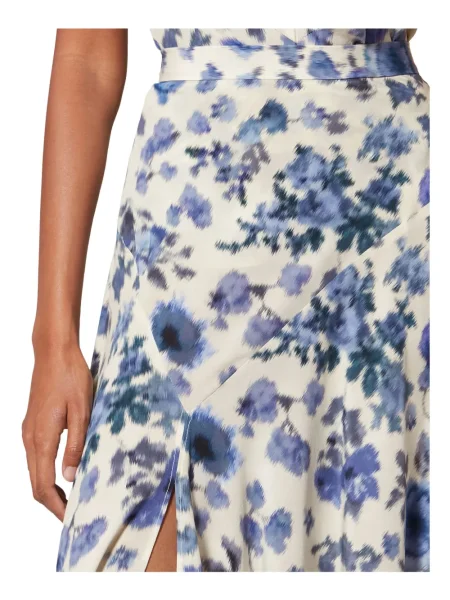 Fustă Isabel Marant cu model floral cu crăpătură