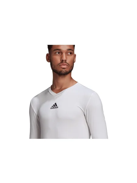 Tricou mânecă lungă Adidas alb
