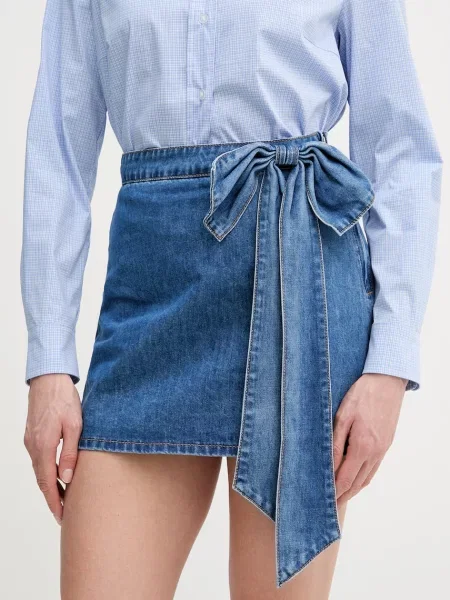 Gaudi fustă jeans albastru