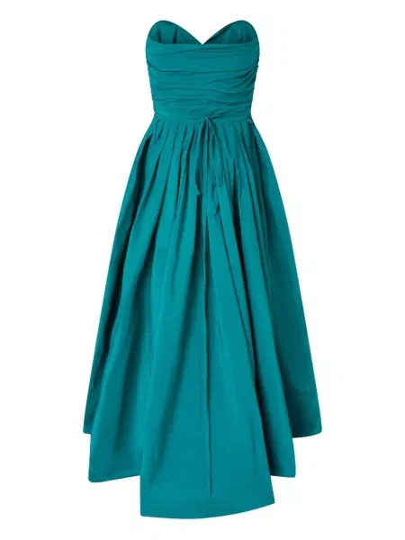 Rochie Pinko fără bretele de costum verde