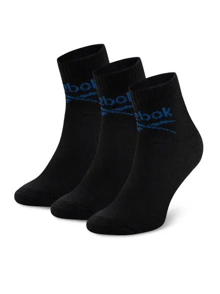 Комплект 3 чифта дълги чорапи мъжки Reebok черно