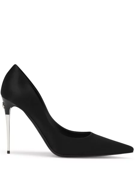 Pantofi cu toc Dolce & Gabbana din piele negru