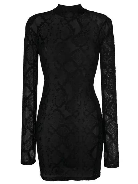 Rochie Philipp Plein cu imagine negru