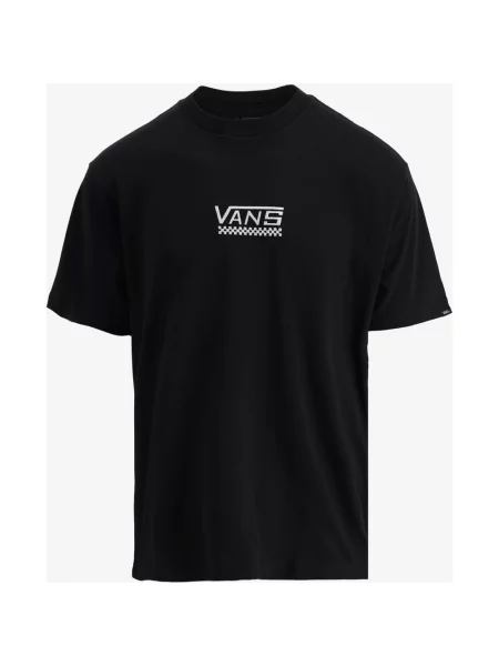 Koszulka z krótkim rękawem damska Vans Check Loose M czarny