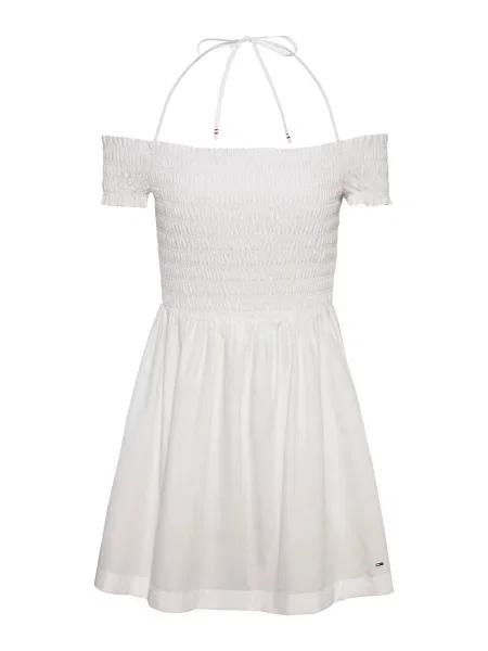 Tommy Jeans rochie din mini evazati alb