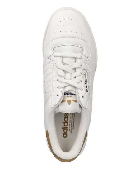 Sneakerși Adidas Predator cu broderie cu dungi din piele de căprioară albastru
