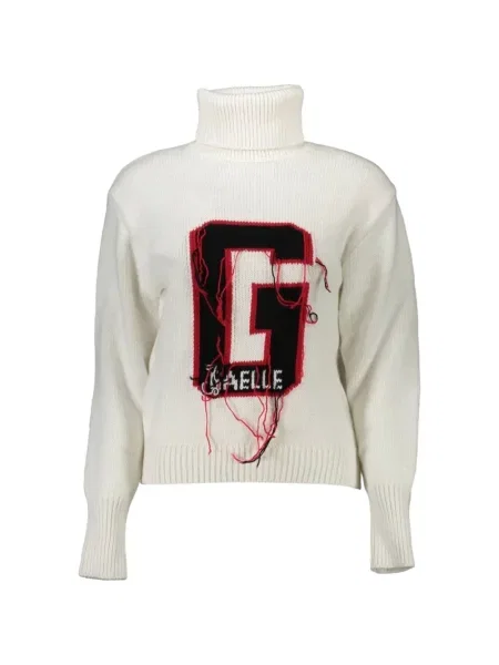 Pulover Gaelle alb