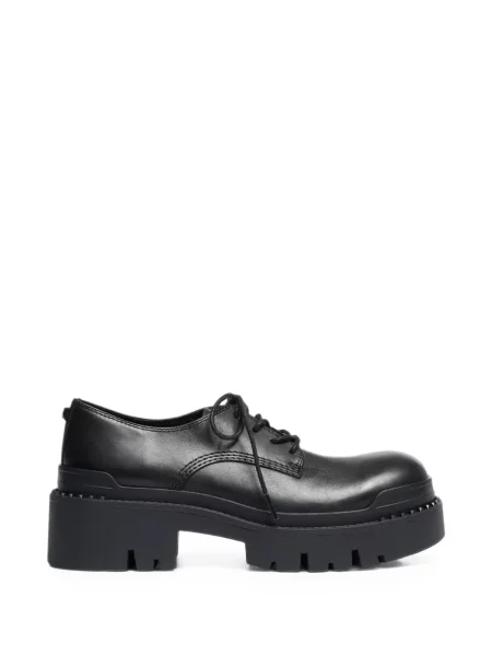 Pantofi derby Ash cu șireturi din dantelă chunky negru