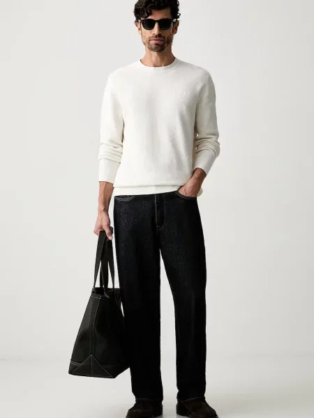 Calvin Klein pulover pentru bărbați din bej