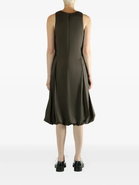 Rochie midi Amomento până la genunchi de costum maro
