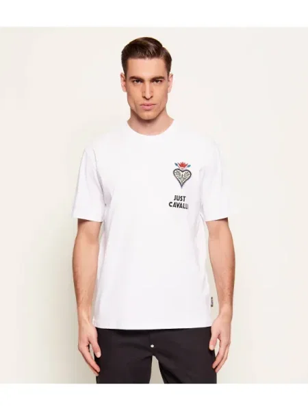 Just Cavalli Tricou alb