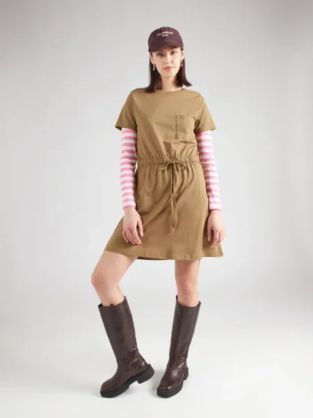 VILA Rochie VIPIA caramel maro