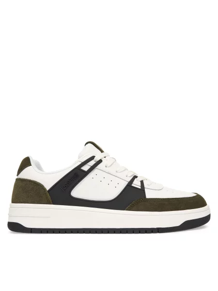 Sneakersy Just Cavalli Farebná biela