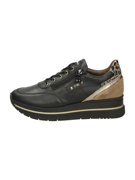 Welurowe sneakersy Nerogiardini czarne