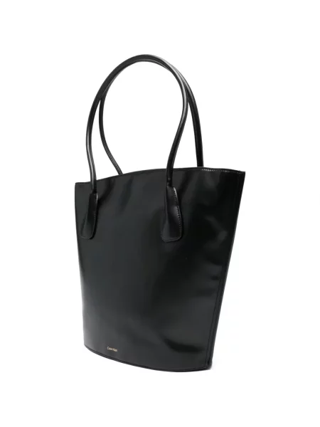 Geantă Calvin Klein cu autograf negru
