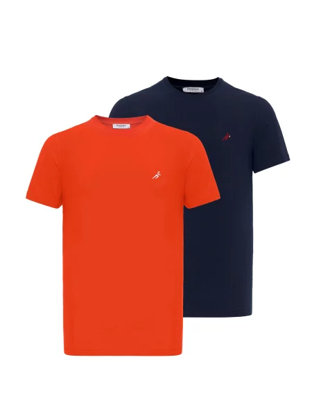 Moxx Paris Tricou / portocaliu albastru