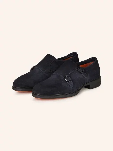 Santoni Podwójne Monki Easy blau granatowy