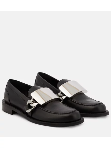 Colier Jw Anderson din piele negru