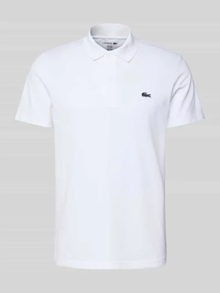 Koszulka polo Lacoste Polo white beżowa