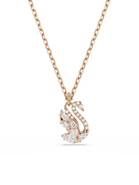 Palton Swarovski transparente roz