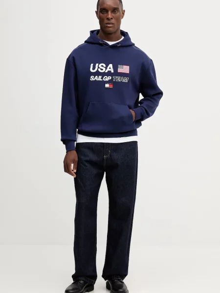 Tommy Hilfiger Pulover x SAIL GP modra