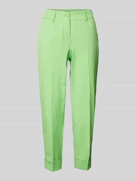 Chinosy o skróconym kroju slim fit model ‘DORA’ Raffaello Rossi