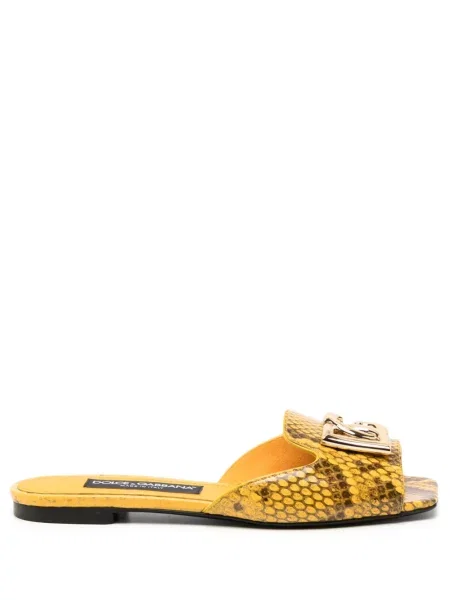 Papuci Dolce & Gabbana galben