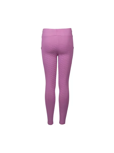Dziewczęce legginsy jeździeckie Red Horse Mitsu czerwone