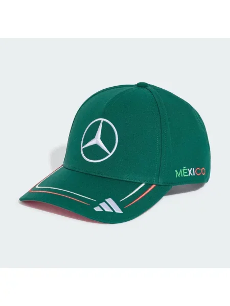 ADIDAS PERFORMANCE Sportovní kšiltovka Mercedes Amg Petronas Formula 1 Team Mexico City / tmavě oranžová / bílá zelená