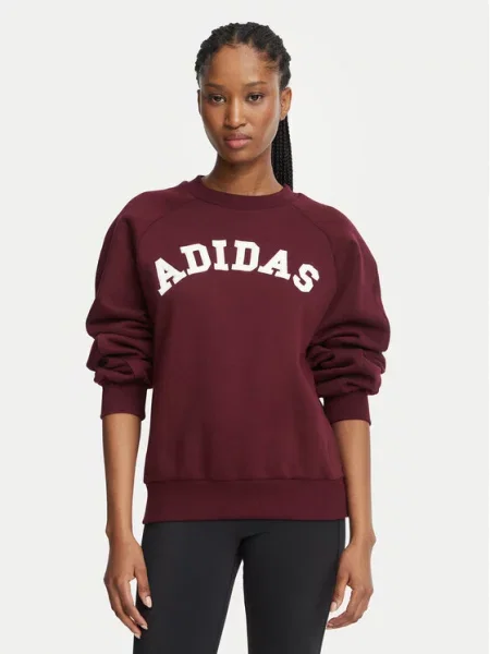 Adidas Jopa Adidas Damskie Crew Bordo rdeča