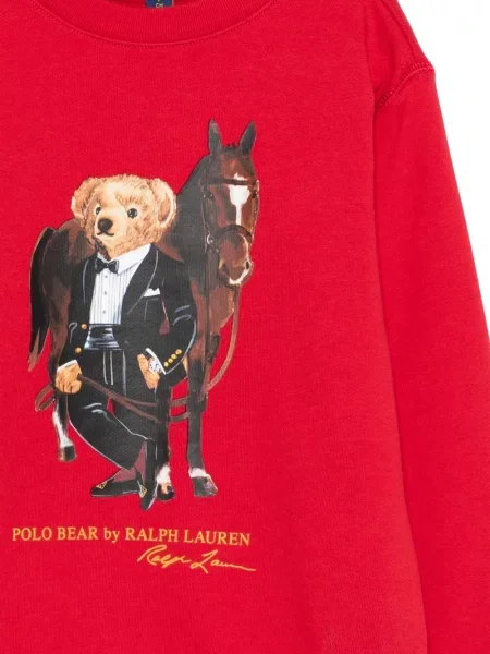 Bluza dziecięca Polo Ralph Lauren czerwona
