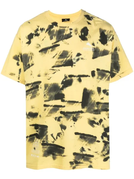 Tricou Mauna Kea cu imagine scurt galben