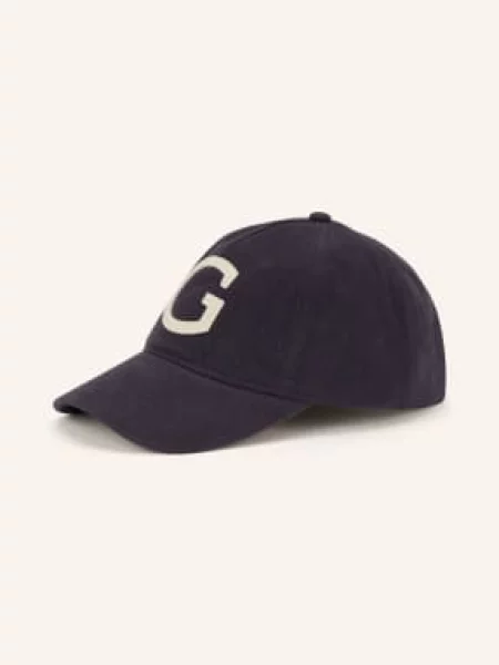 Gant Czapka blau granatowa