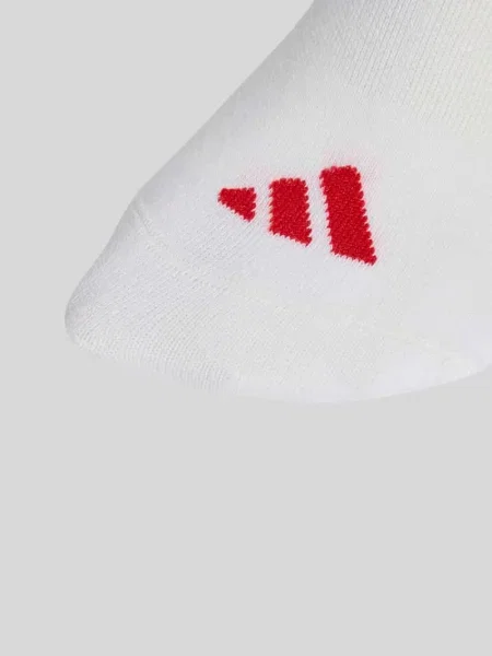 Skarpety z detalem w kształcie serca w zestaw 3 szt. Adidas Sportswear czerwone